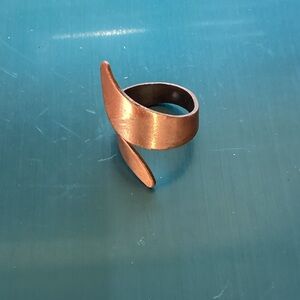 Modern Copper-Tone Wrap Ring - Women Jewelry
